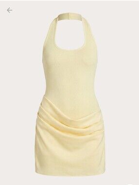 Deena Yellow Mini Skirt